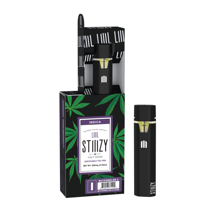 STIIIZY INDICA DISPOSABLE THC PEN HALF GRAM (500 mg) WATERMELON Z