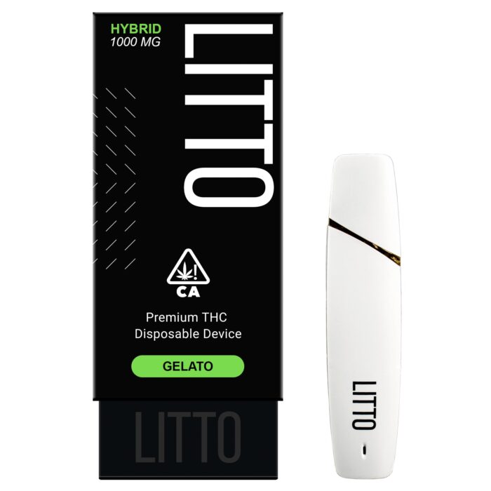 LITTO HYBRID 1000 MG EXOTIC PREMIUM THC DISPOSABLE DEVICE GELATO