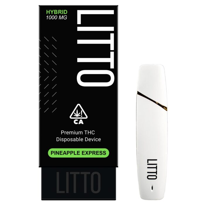 LITTO HYBRID 1000 MG EXOTIC PREMIUM THC DISPOSABLE DEVICE PINEAPPLE EXPRESS